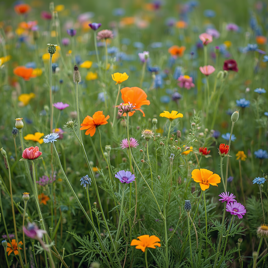 Texas Wildflower Mix (Seeds), Prairie gardens, Season-Long pollinator Garden