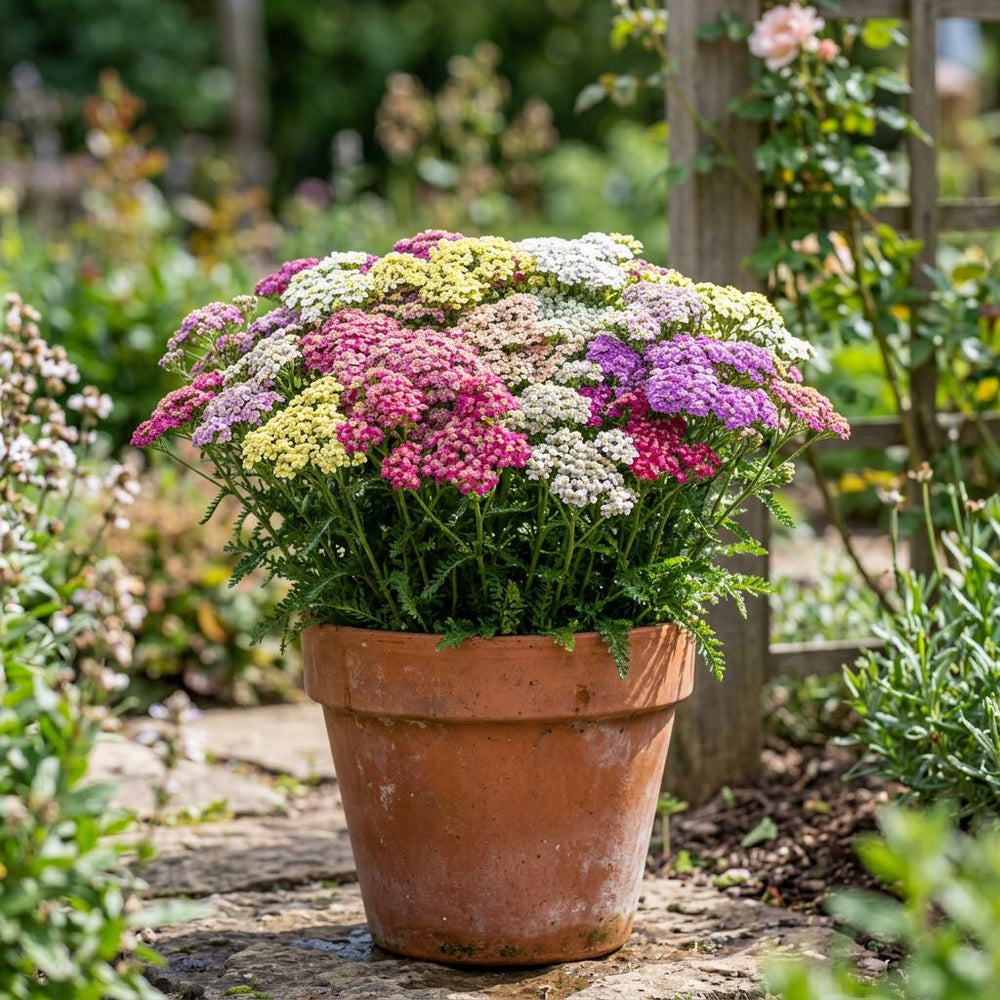 Colorado Yarrow SEEDS, Hardy Cut Flowers, pollinator flowers, drought-tolerant, fresh-cut flowers, deer and rabbit resistant