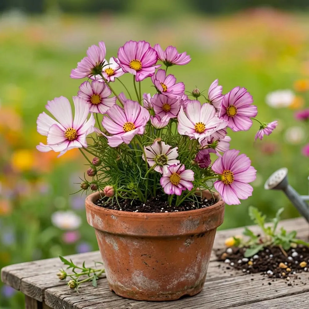 Candystripe Cosmos Seeds