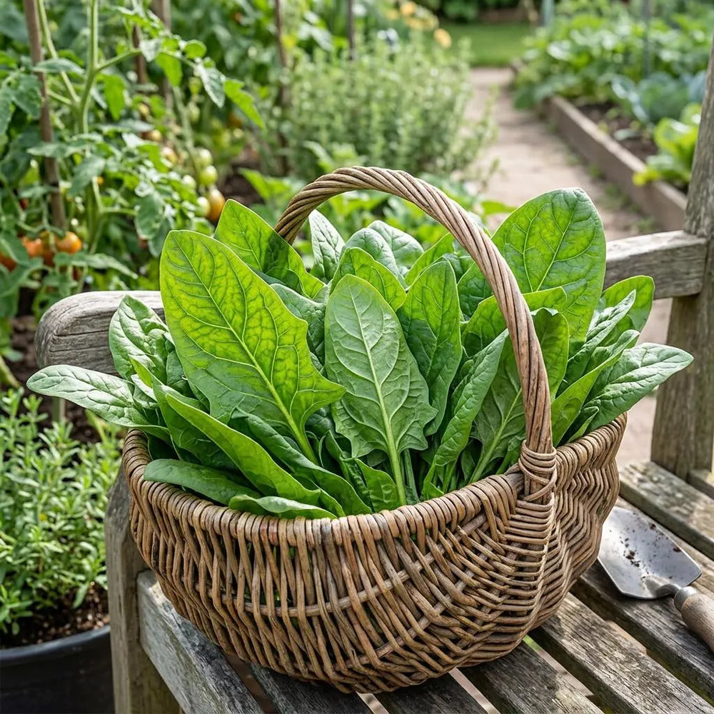Amador Spinach Seeds, for salads, smoothies, cooking