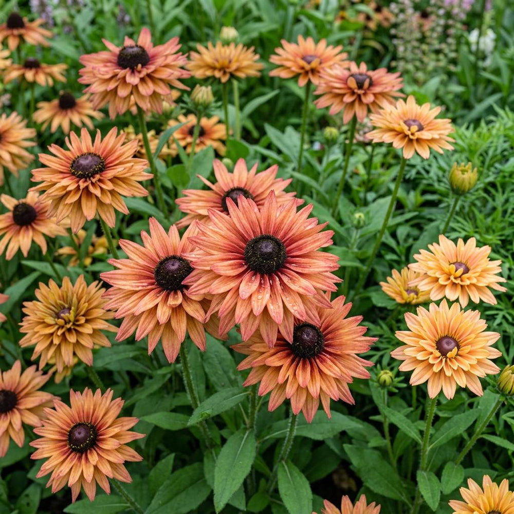 Caramel Mix Untreated Rudbeckia SEEDS,long blooming, attracts polinators,heat tolerant, bouquet flowers