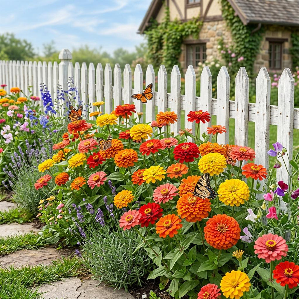Zinnia Fruity Beauty Seed Mix Untreated