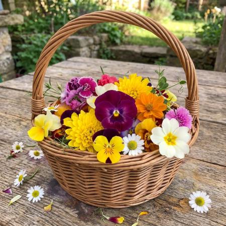 Edible Flower Blend Wildflower Seeds, sweet, tangy, peppery, spicy