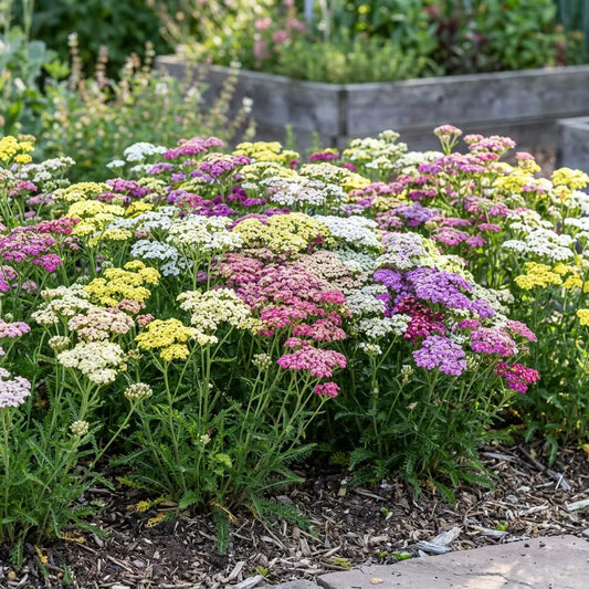 Colorado Yarrow SEEDS, Hardy Cut Flowers, pollinator flowers, drought-tolerant, fresh-cut flowers, deer and rabbit resistant