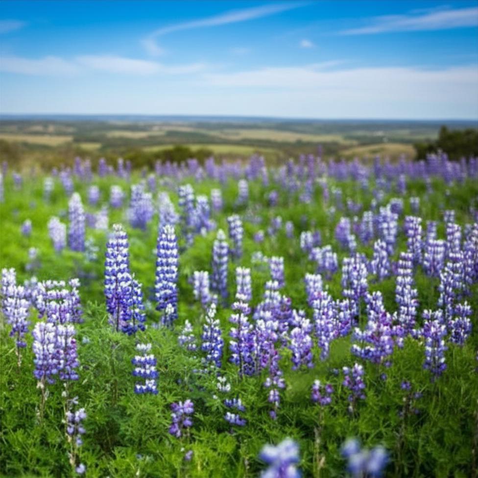 Texas Bluebonnet Lupine Seeds, Meadow flowers, State flower, pollinator friendly, drought tolerant