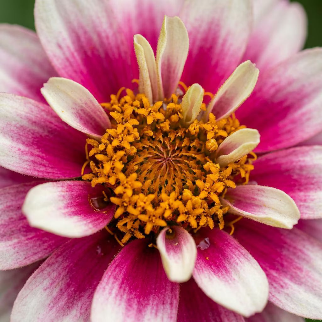 Belize Dbl Pink Bicolor Zinnia Seeds, Non-Stop Blooms, Pollinator Garden