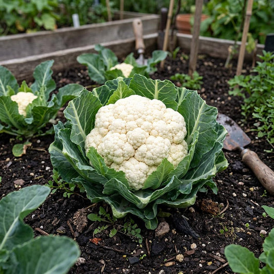 Twister F1 Untreated Cauliflower Seeds, Excellent Flavor, Cooking Vegetables, Cool Season Veggie