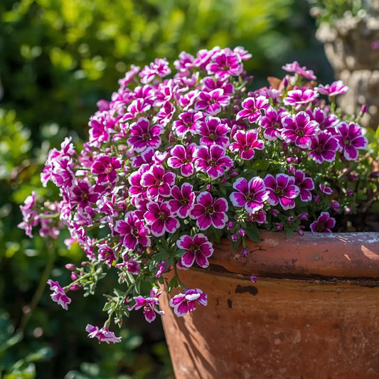 Purple Picotee Diamond Dianthus Seeds, Fragrant Flowers, border Flowers, Container Flowers, Cottage gardens