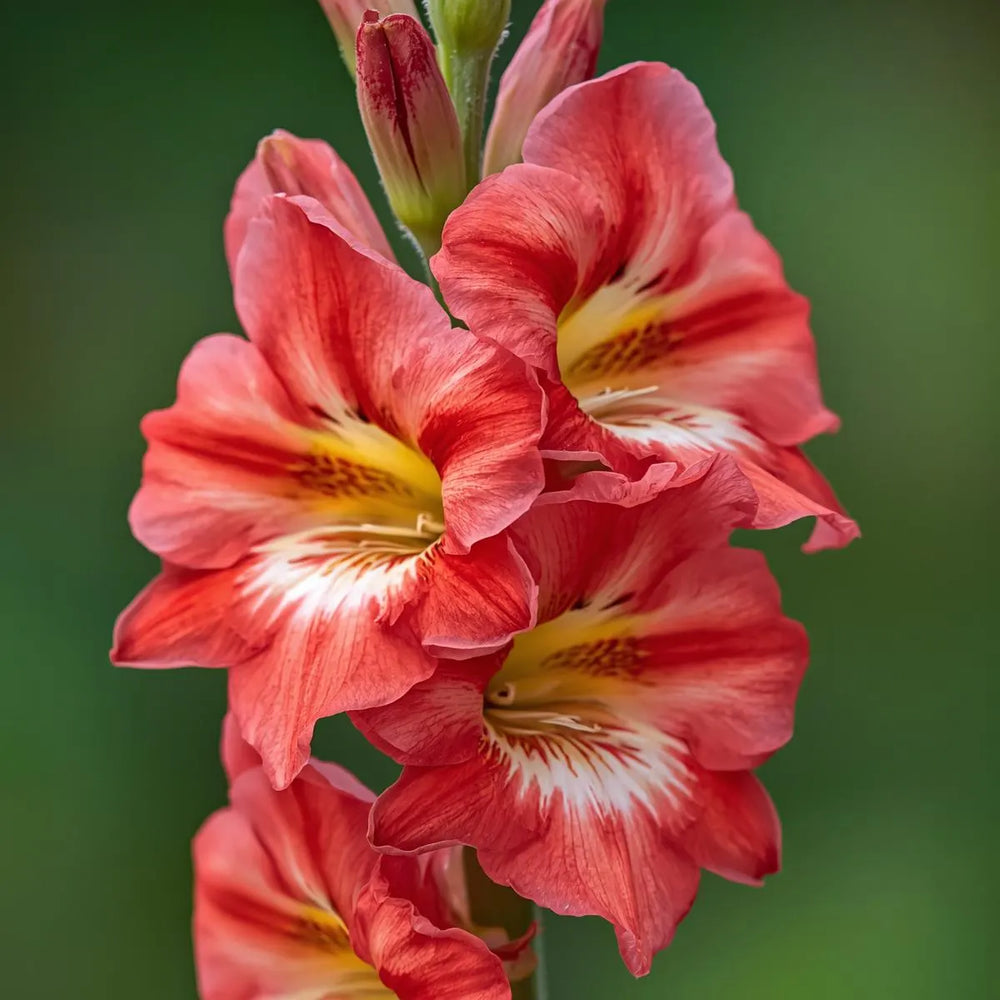 6 Tutti Frutti Gladiolus Bulb Mix, Cut Flowers, Attracts pollinators, Blooms through summer