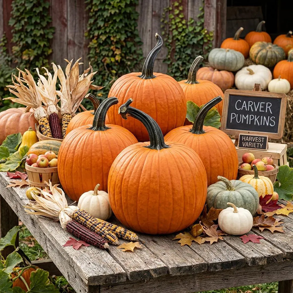 Tons of Fun Pumpkin Seeds, Carver, pumpkin patches, seasonal display