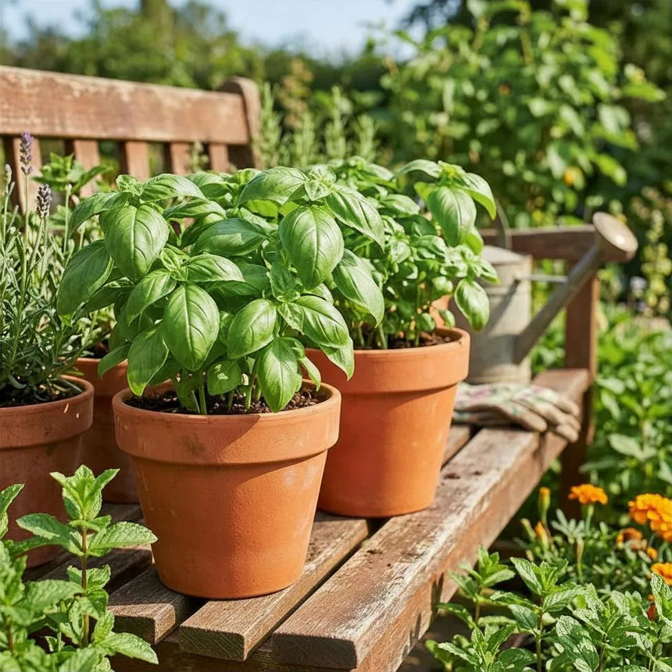 Sweet Aroma II Organic Basil Seeds, Herb Garden, Container, Raised Bed, Culinary Fragrance